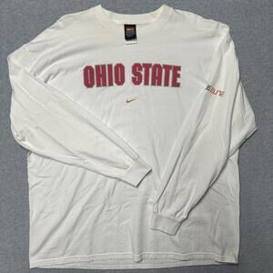 Vintage Nike Ohio State Buckeyes Basketball Long Sleeve T Shirt Men’s Size 2XL